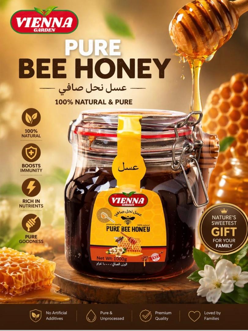 Vienna Garden Pure Bee Honey 1000g